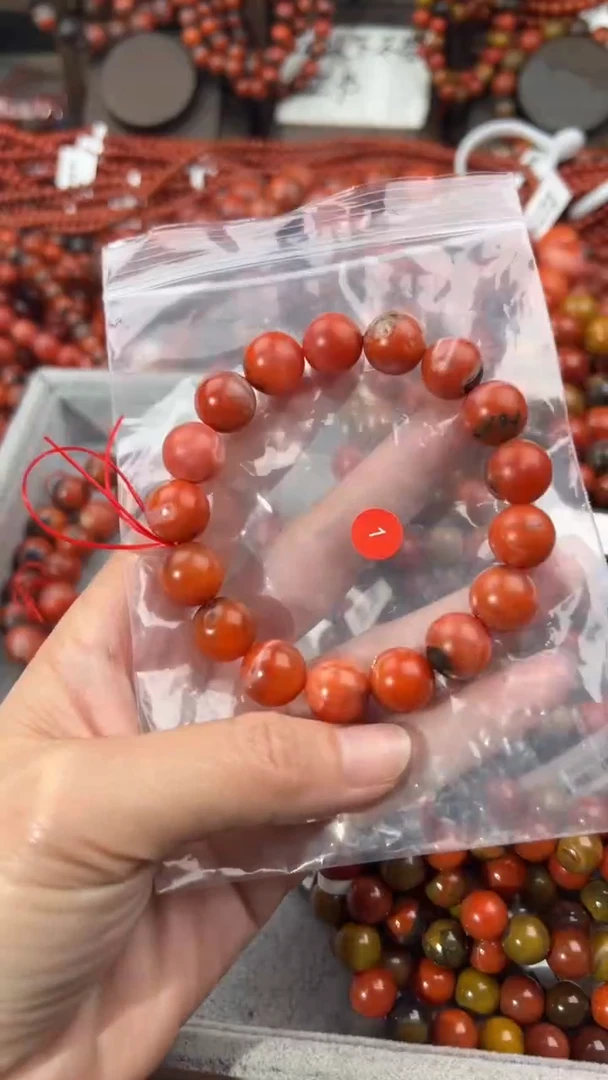 南红玛瑙手串未镶嵌12