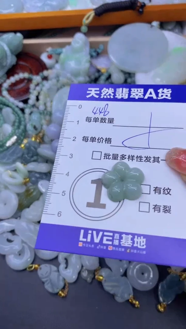 颈饰未镶嵌翡翠天然翡翠A货批量多样性发一件