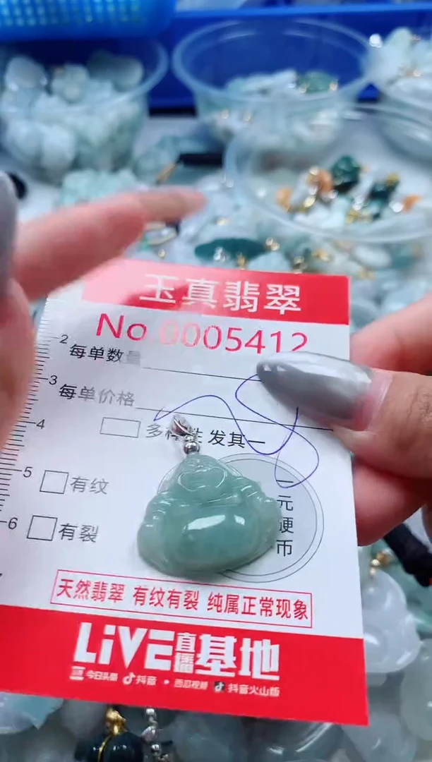 吊坠(不含链)未镶嵌翡翠5412