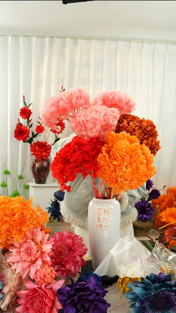 永生洋蓟 霸王花4个头【绣球】A64