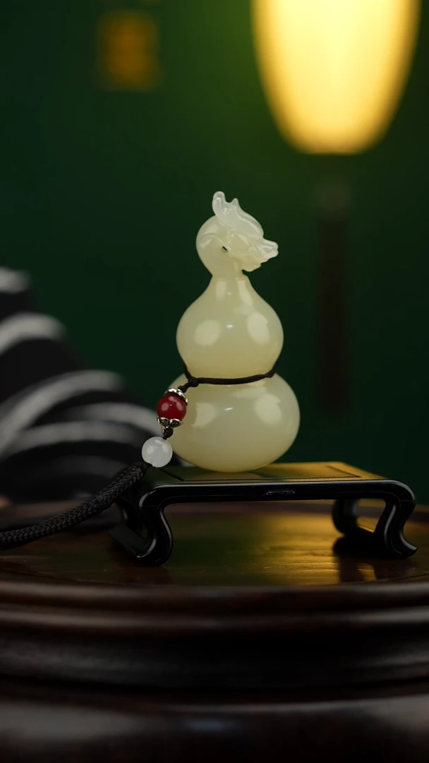 玉【龙头葫芦】天然玉石手把件