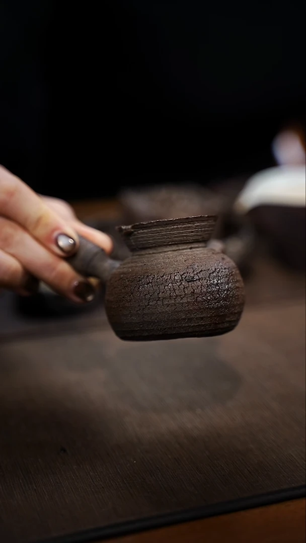 全手工制作  南蛮侧把壶