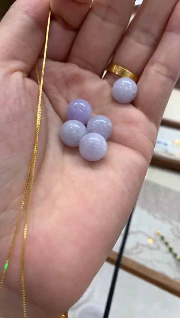 吊坠(不含链)未镶嵌翡翠圆珠配链子多样性发货1件