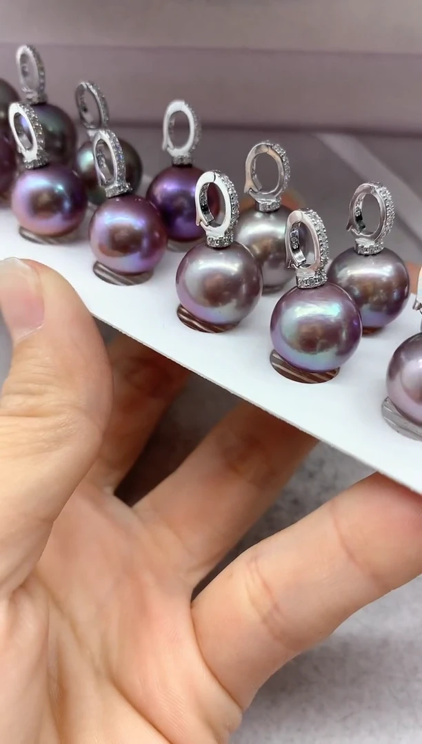 【闪购商品】淡水珍珠吊坠(不含链)银S925镶嵌多样性发其一