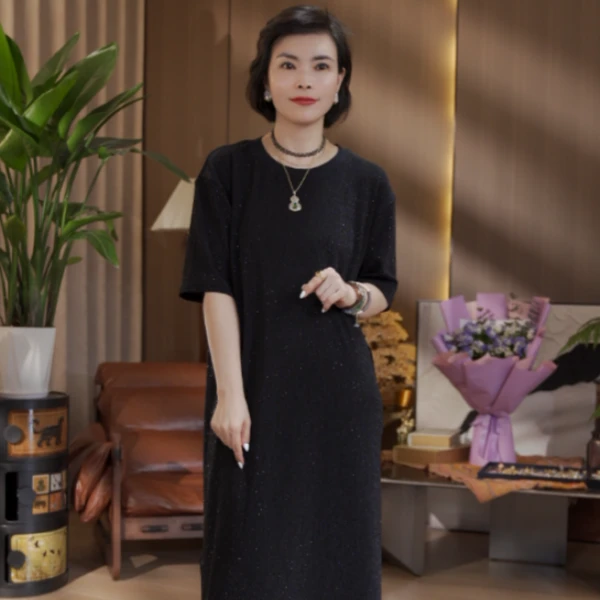 满天星钻石短袖T恤裙S29YS373337