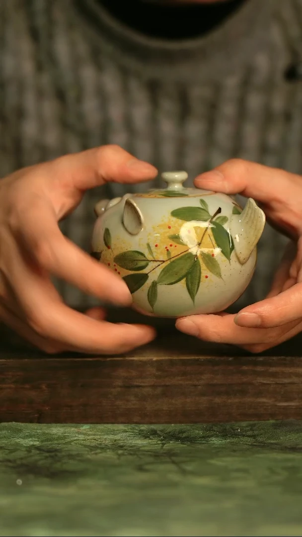 青诗集手工手绘瓷器青诗集手工手绘瓷器