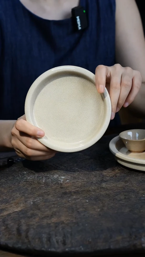 潮州手工原矿砂铫壶壶承