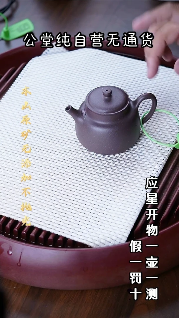 茶壶紫砂大水潭天青泥 言心德钟 150cc