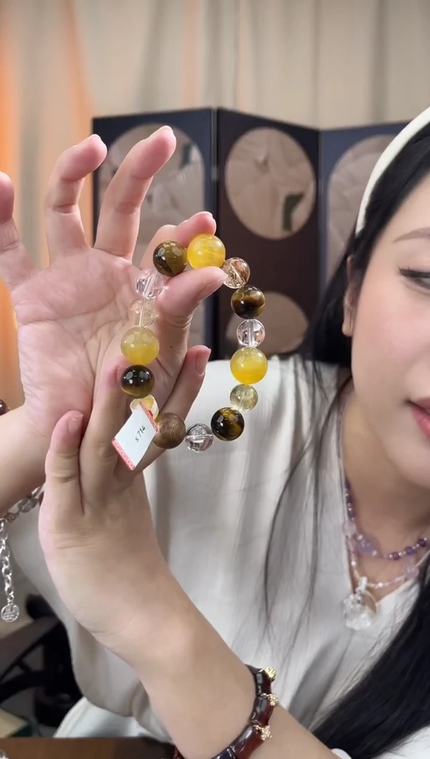 未镶嵌手链水晶s714