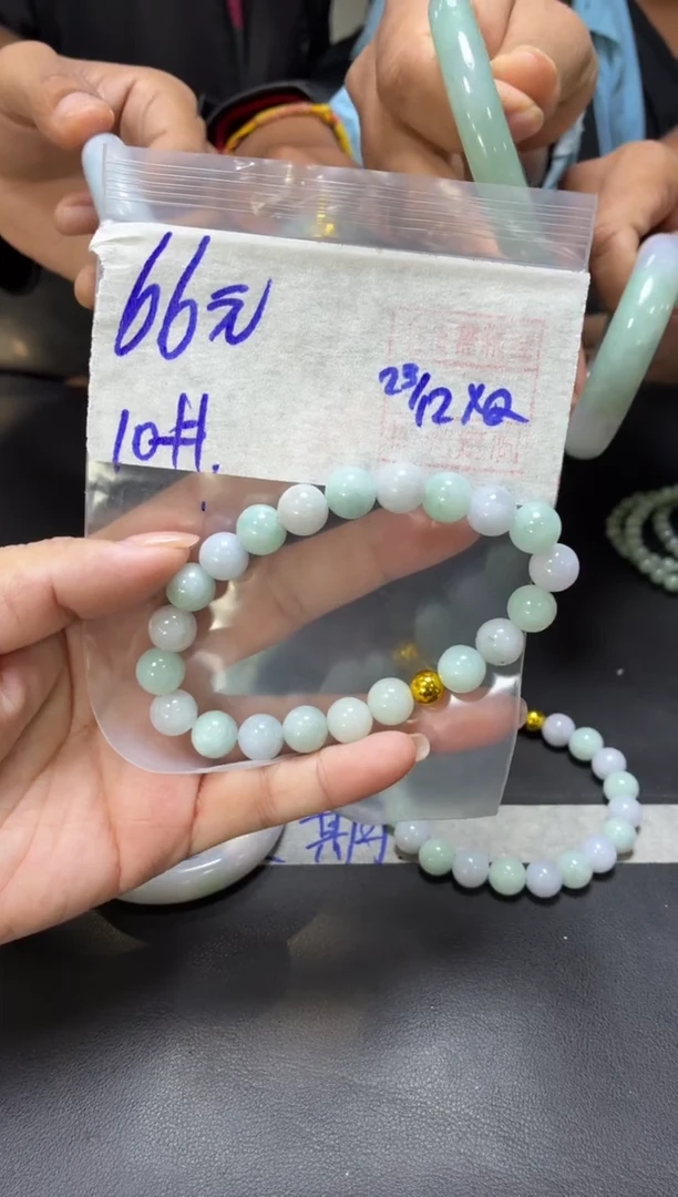 未镶嵌定制翡翠全1手串10#66元多样性拍一发一毛货需抛光