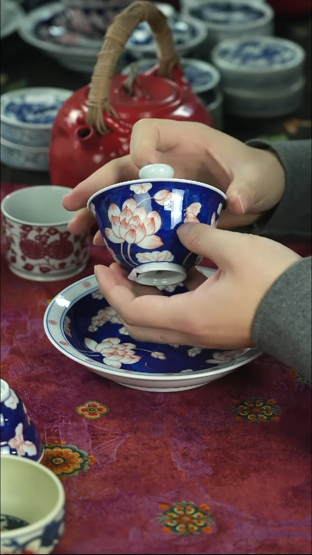 炸茶具 天冷了 围炉煮茶中~~