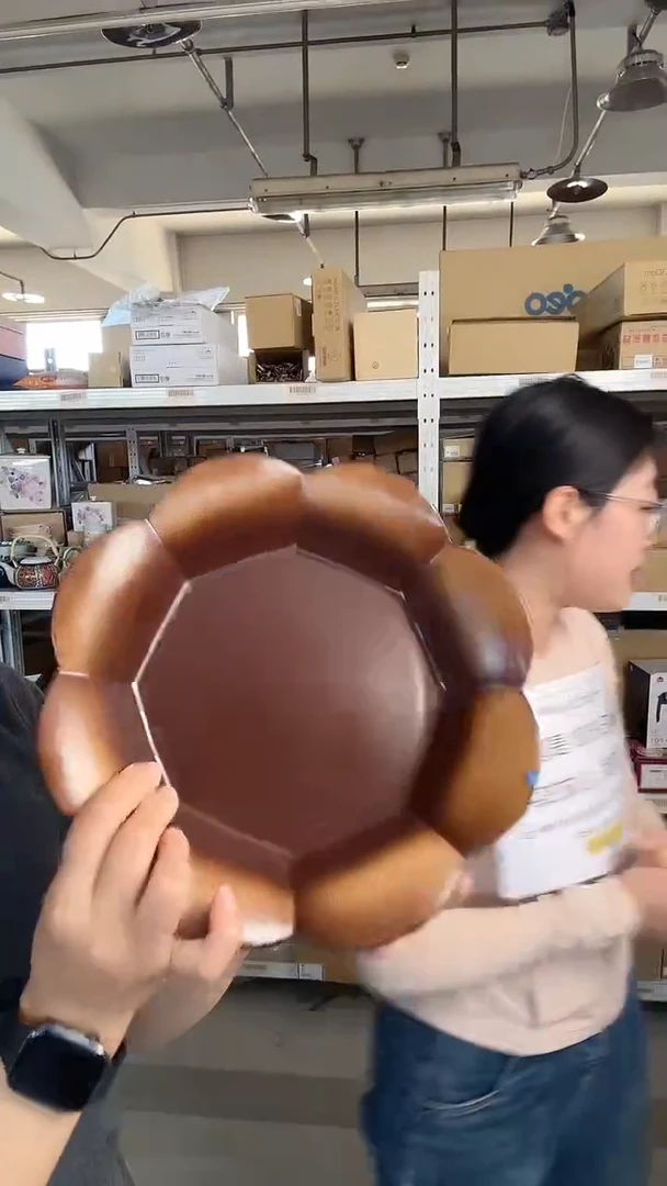 5万古烧 三鈴花形陶板