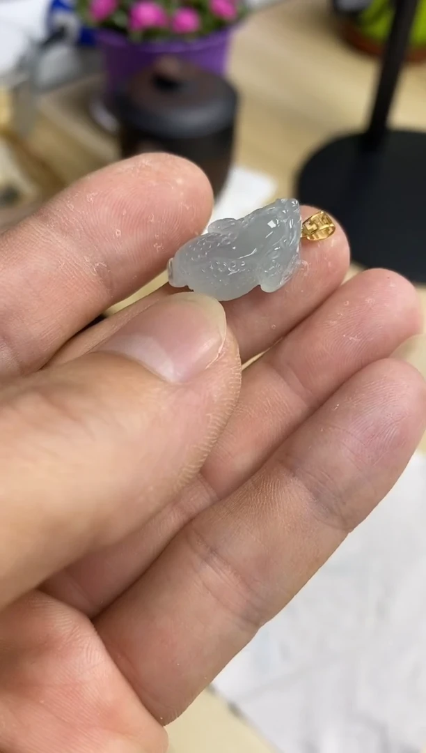 颈饰未镶嵌翡翠淇****a17天然缅甸翡翠A货2单