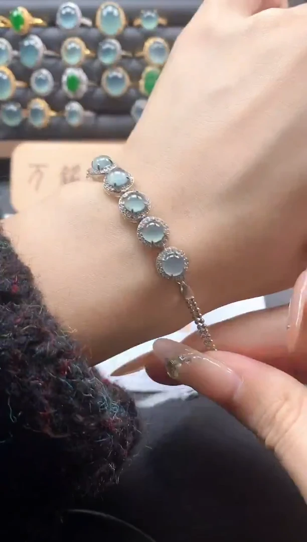 银S925镶嵌戒指翡翠515141