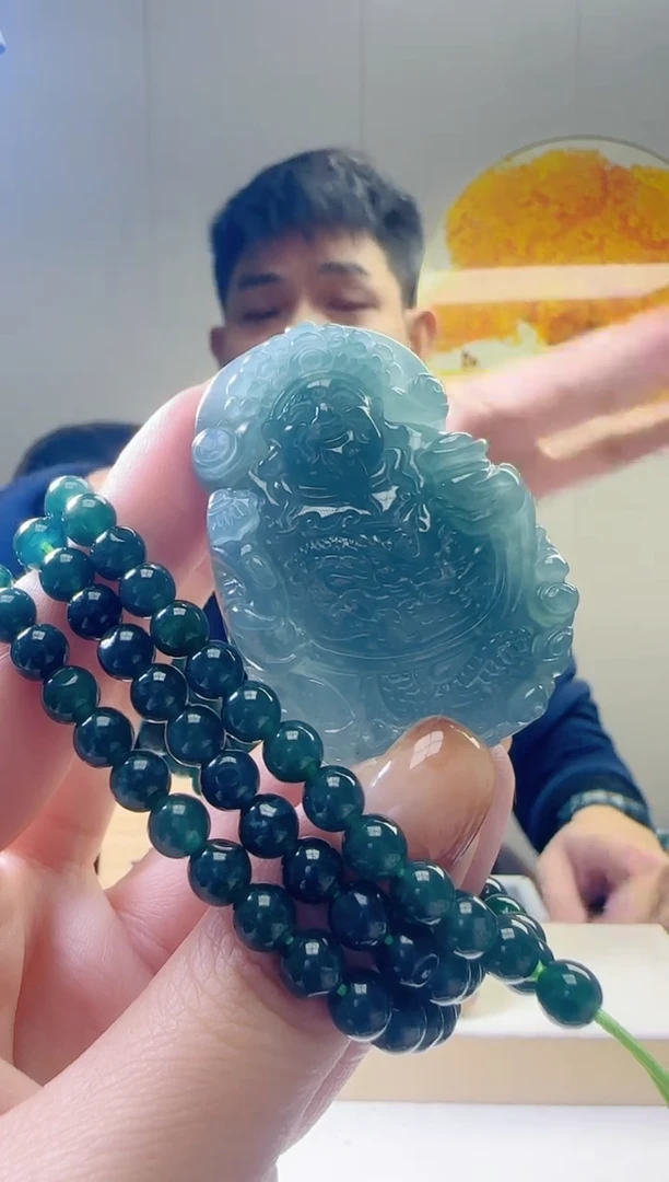 颈饰未镶嵌翡翠天然A货翡翠  多样性随机发其一