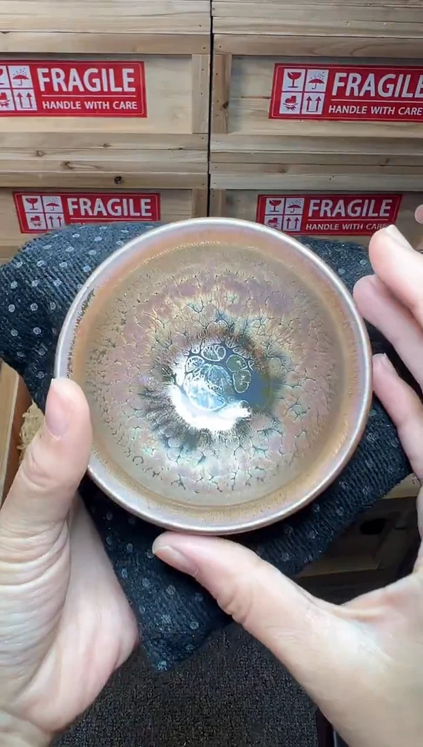 茶盏紫金 建窑建盏主人杯