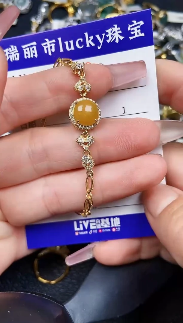 翡翠银S925镶嵌颈饰2120