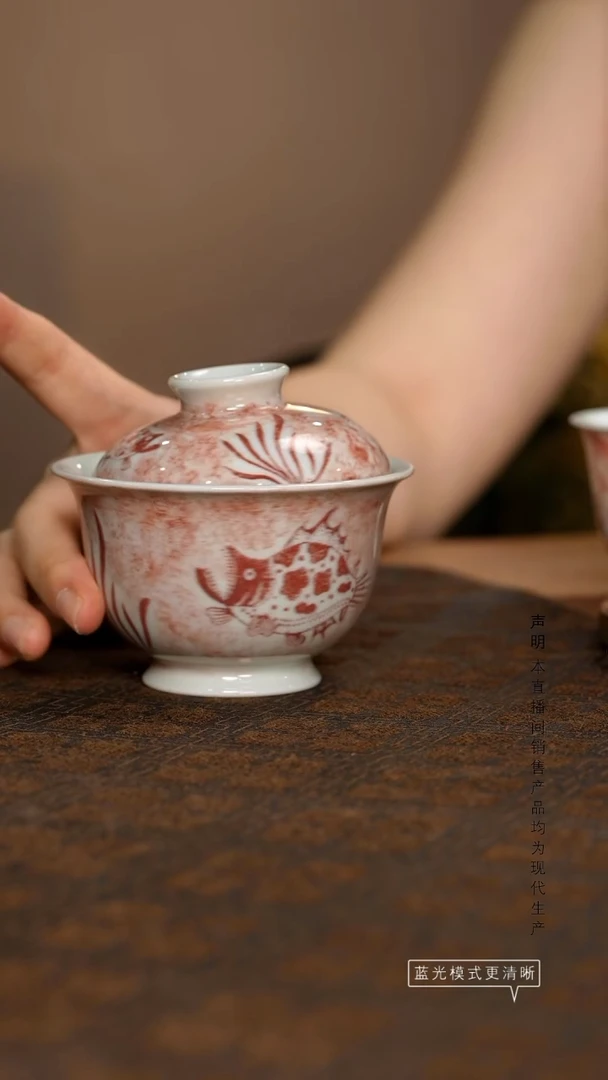 瓷片景德镇斌芬陶瓷/一鱼丸