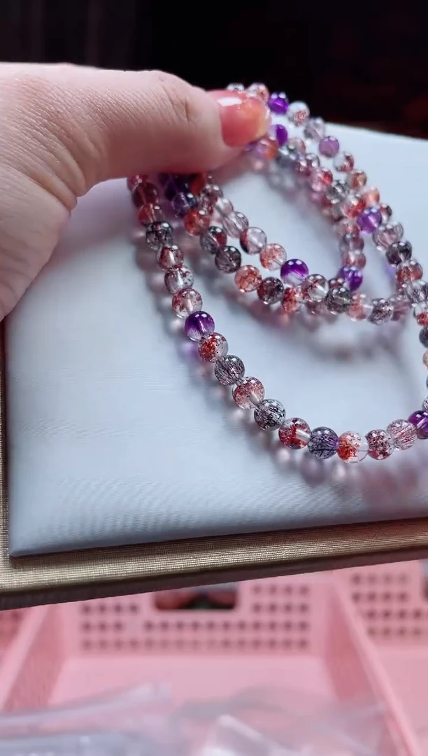 【闪购商品】水晶三圈未镶嵌超七5.5MM+多样性发其一