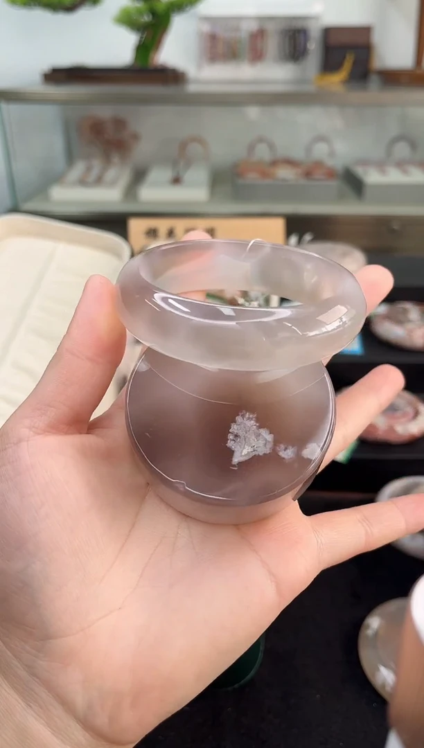 未镶嵌手镯石英质玉63圈口（赠品镯心）3885213