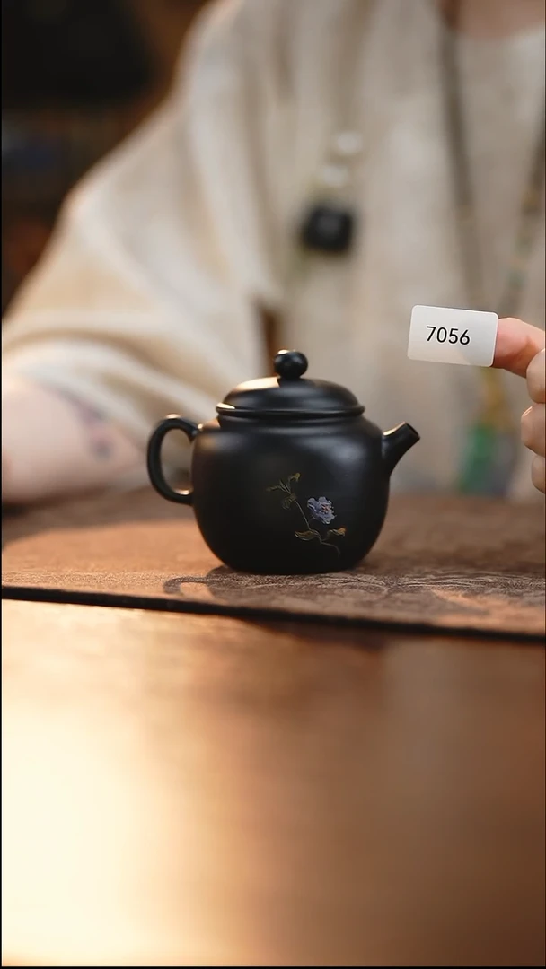 雲梦茶器紫陶茶壶7056
