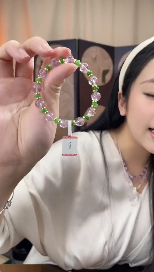 未镶嵌手链水晶s695