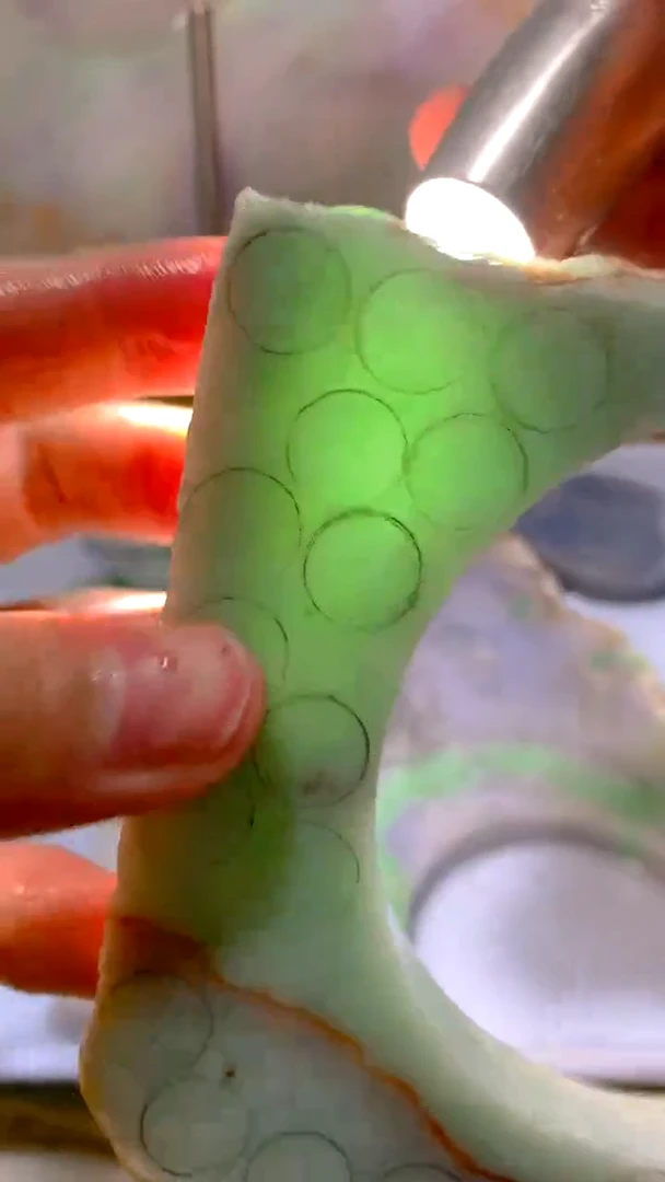 翡翠裸石翡翠散珠裸石天然缅甸翡翠A货489