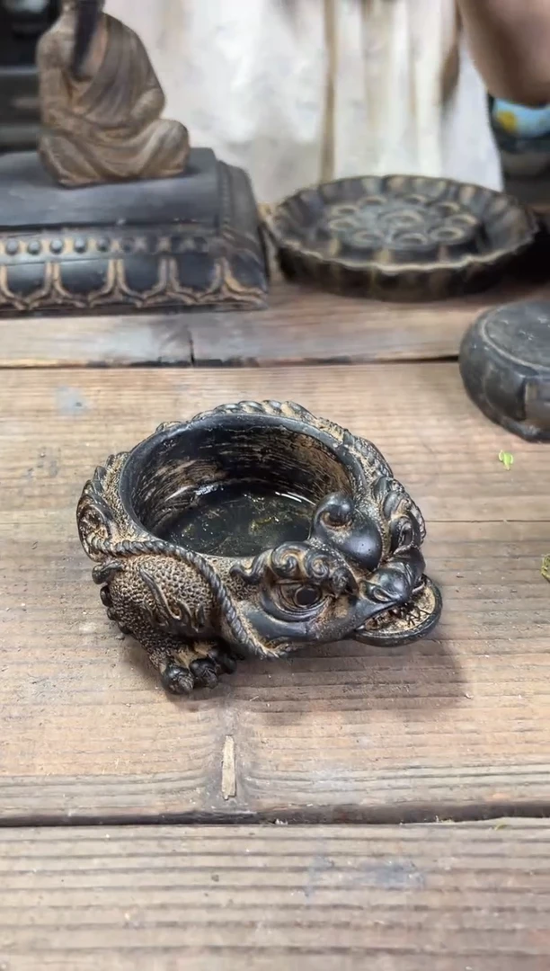 陶土【闪购商品】- 金蟾盆