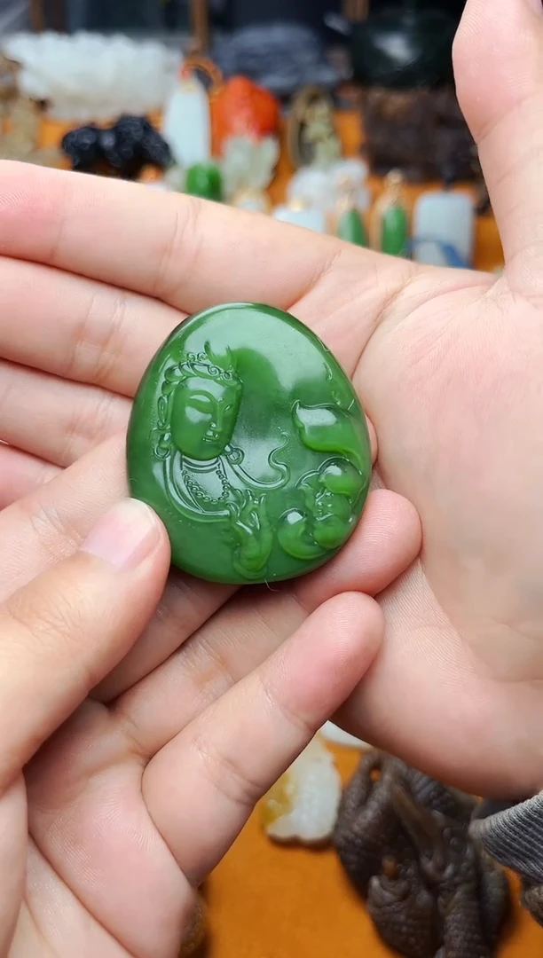 【闪购商品】和田玉颈饰未镶嵌观音