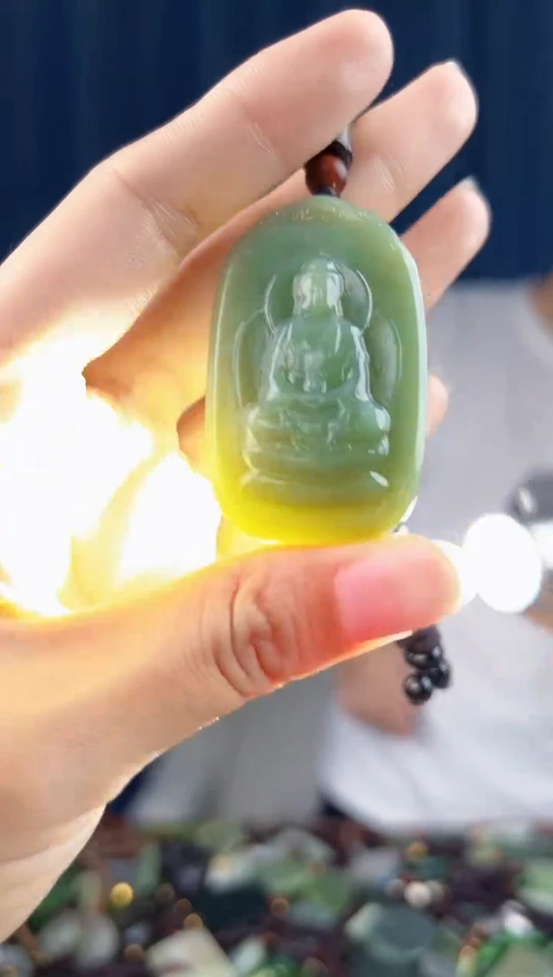 颈饰未镶嵌和田玉拍一发一，多样性发货