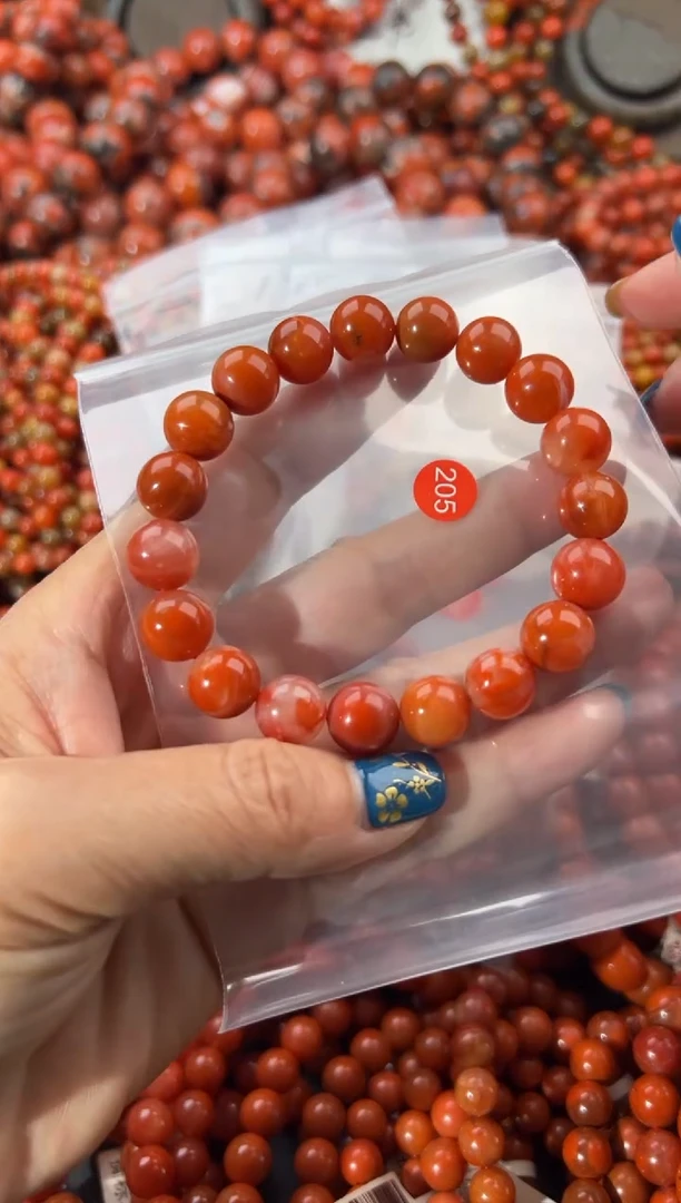 未镶嵌手串南红玛瑙10+