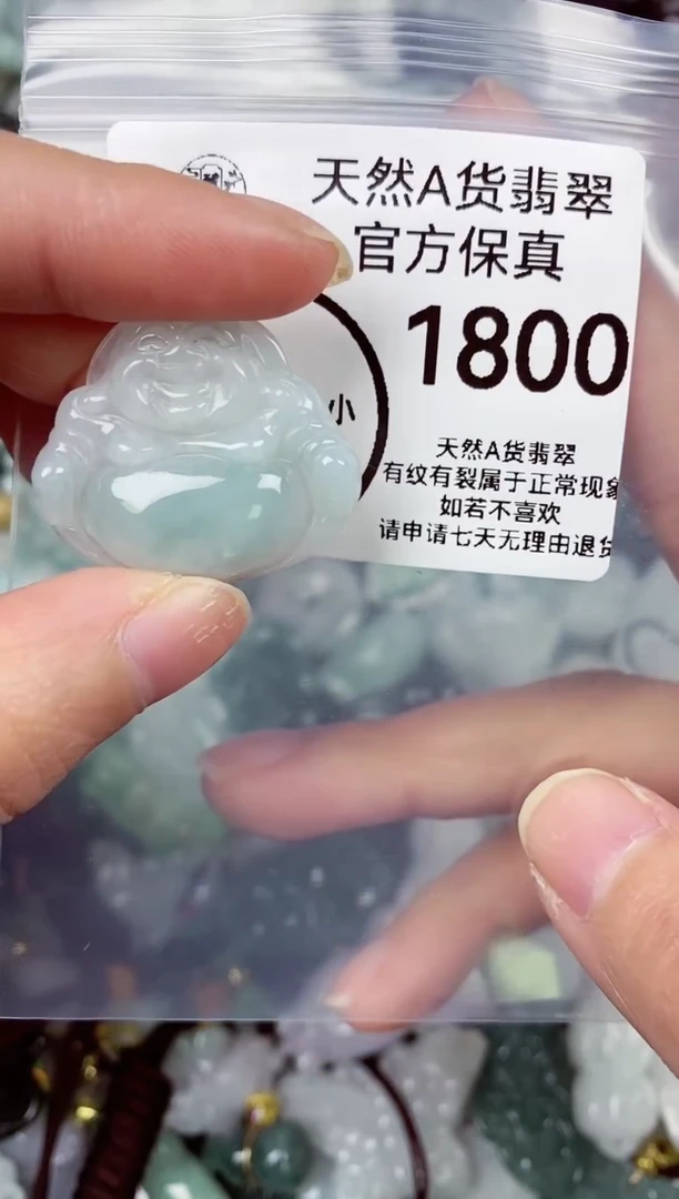 【闪购商品】翡翠颈饰未镶嵌天然A货翡翠1800