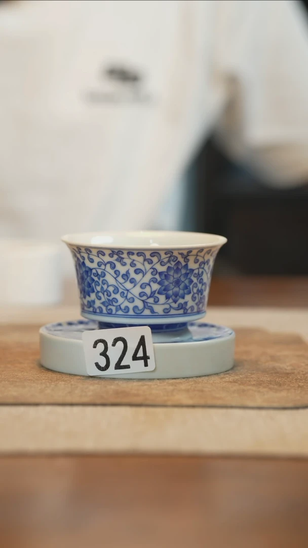 杯子全手工全手绘324微瑕