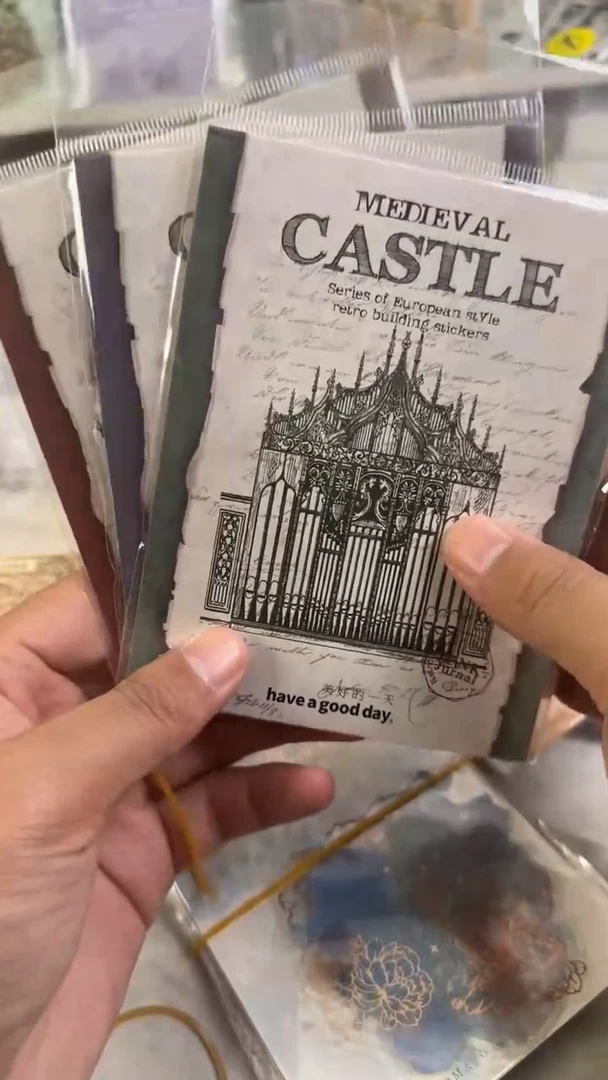 中世纪城堡贴纸 随机3款