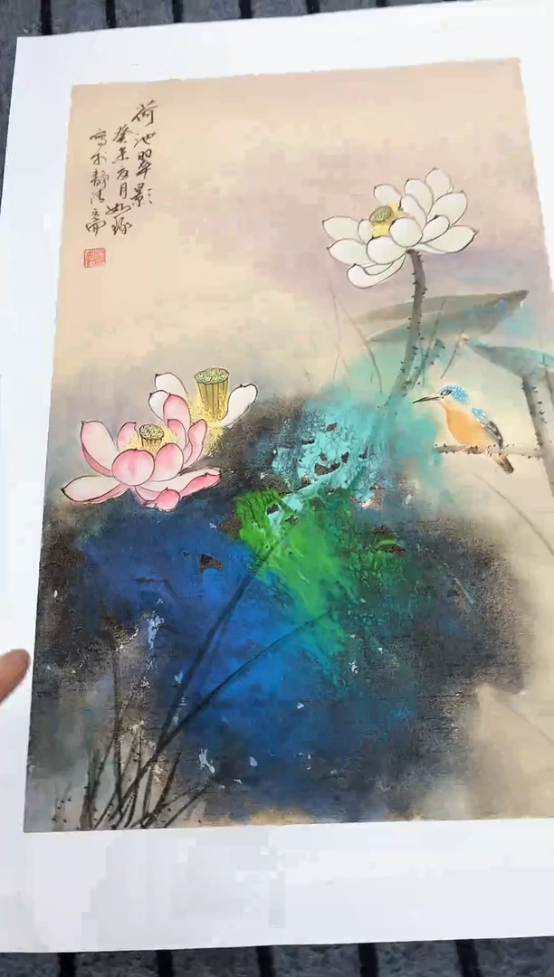 精品国画花鸟作品