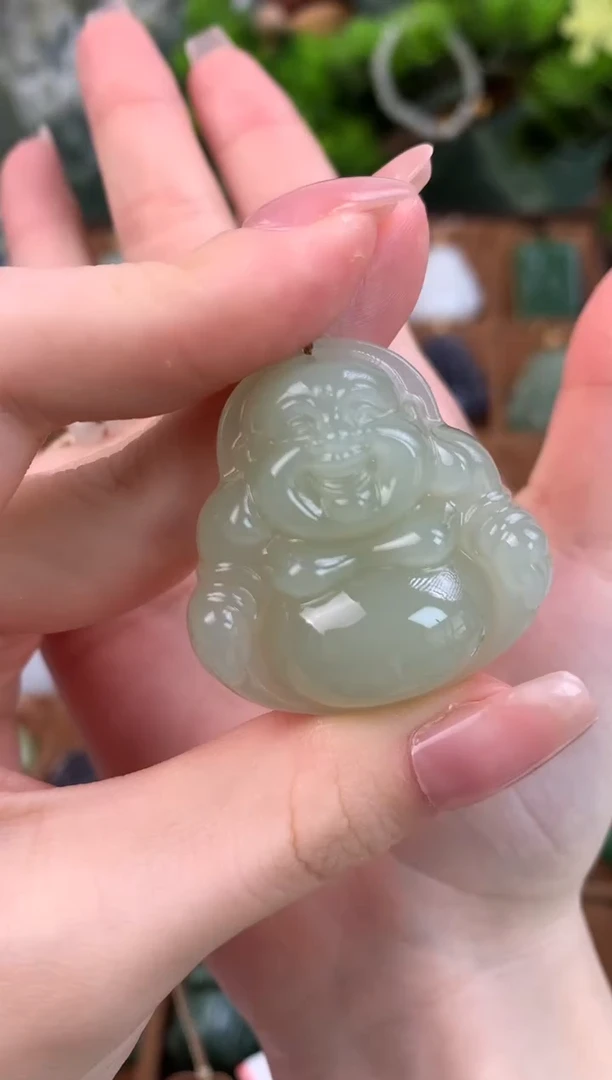 颈饰未镶嵌和田玉吊坠35mm