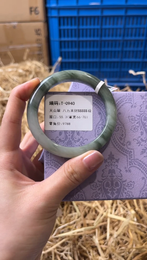 未镶嵌手镯石英质玉T-0940