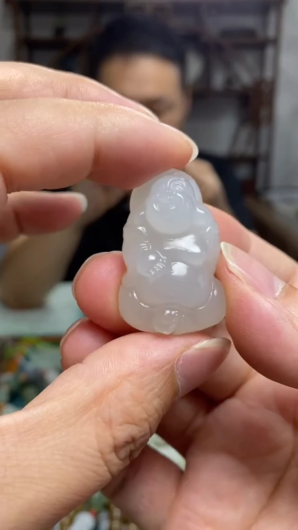 和田玉未镶嵌颈饰44