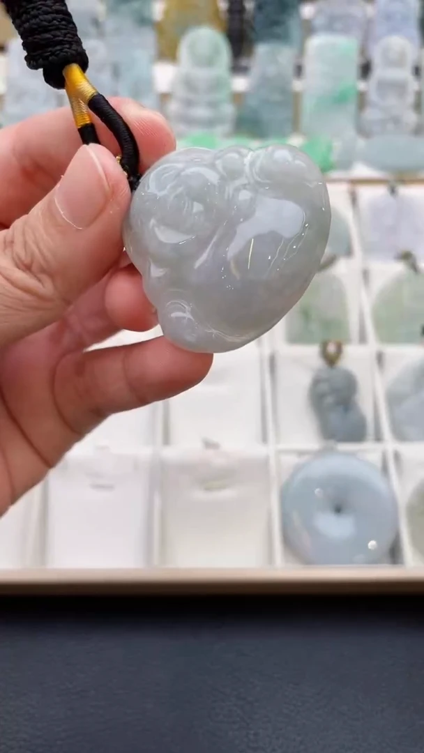 颈饰未镶嵌翡翠天然缅甸翡翠A货207