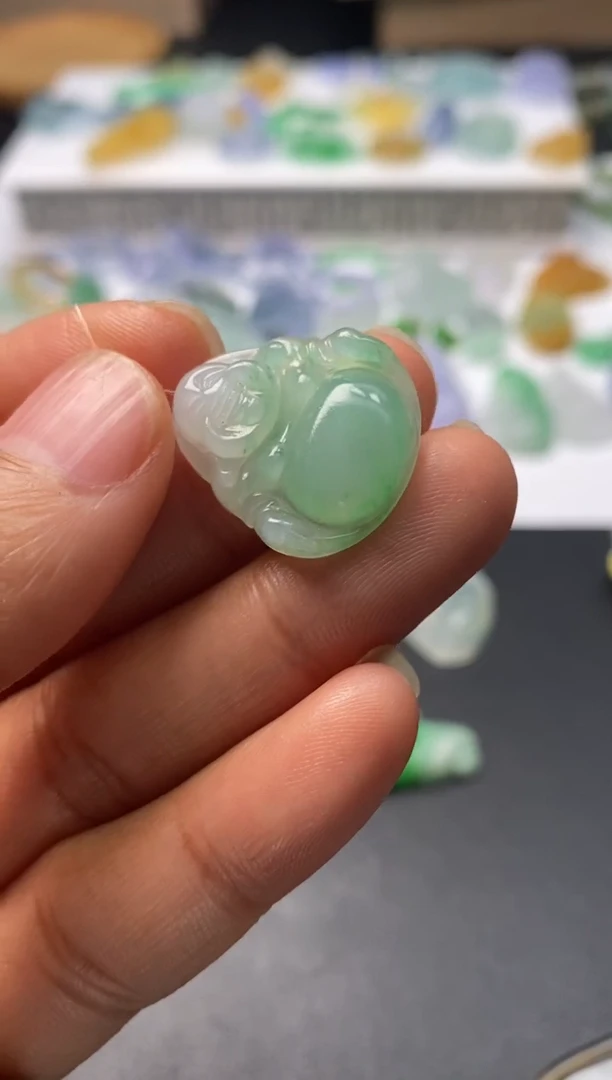 未镶嵌定制翡翠毛货翡翠~
