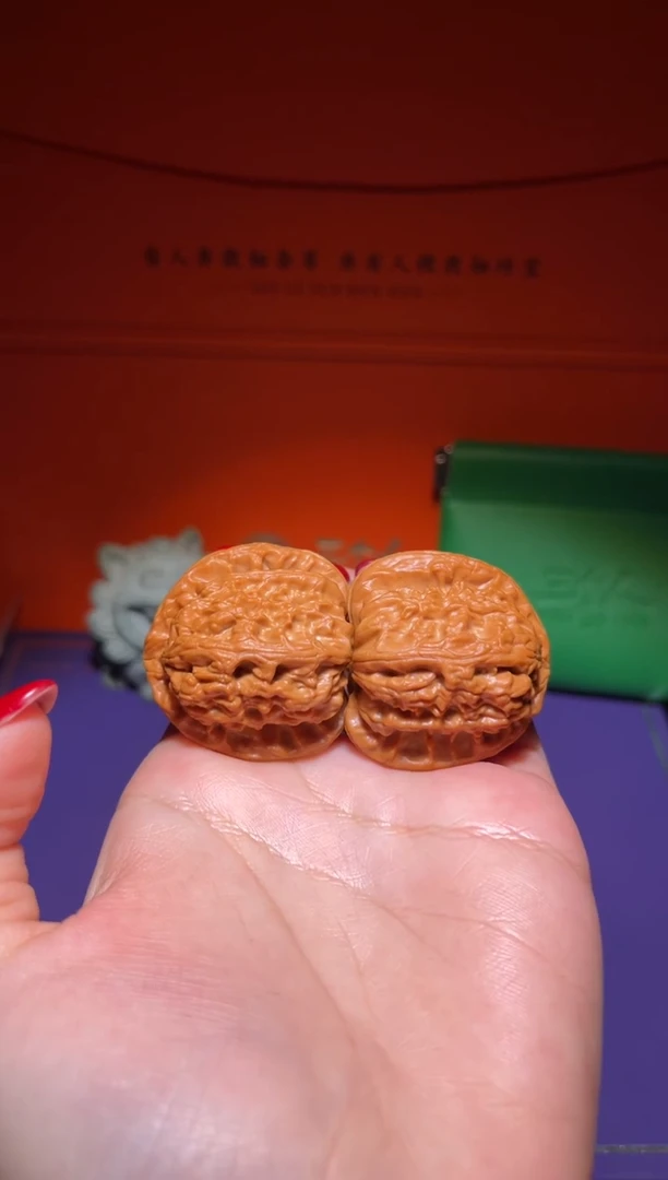 吊坠文玩核桃38号全品白狮子 37尺寸