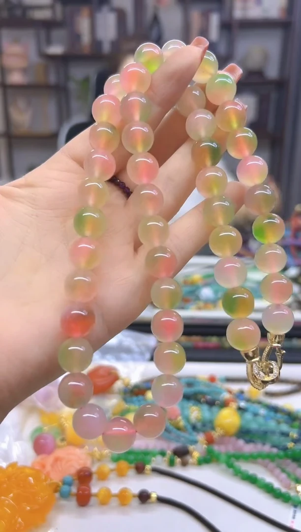 【闪购商品】西瓜碧玺项链未镶嵌X96