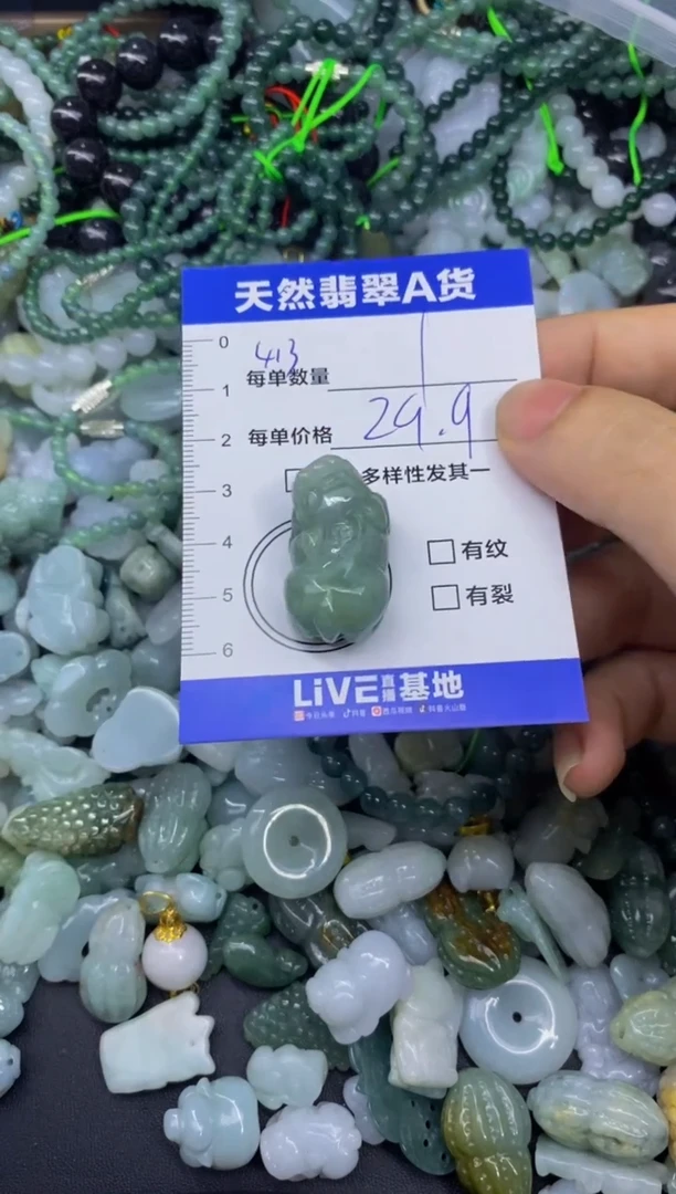 颈饰未镶嵌翡翠天然翡翠A货批量多样性发一件