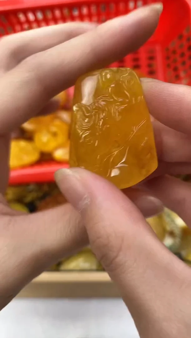 裸石琥珀未镶嵌天然琥珀蜜蜡