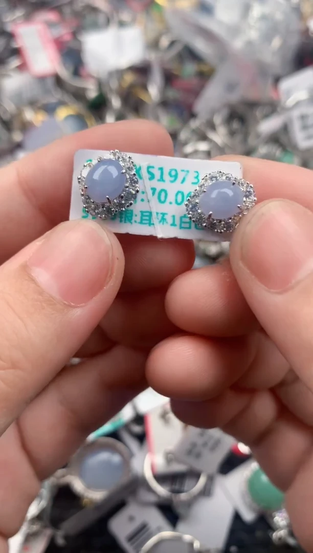 银S925镶嵌戒指翡翠111     5