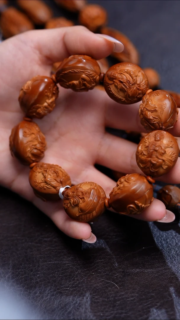 手串/手链橄榄核八宝法相观音