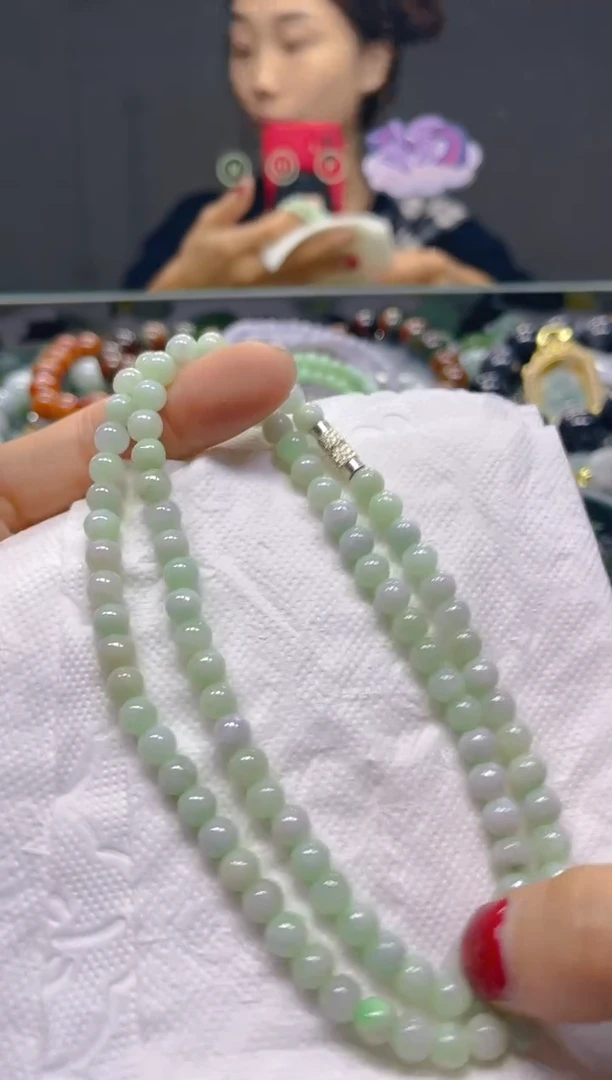 颈饰未镶嵌翡翠5mm/R/翡翠A货，一件也是批发价