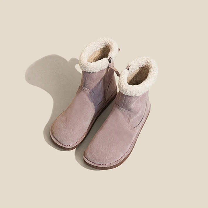 长筒雪地靴女冬季加绒加厚可爱保暖百搭棉鞋W998218-37