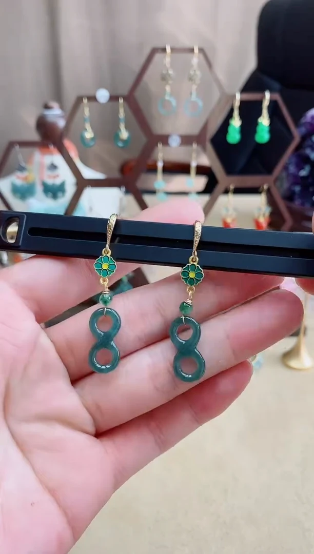 未镶嵌翡翠耳饰33