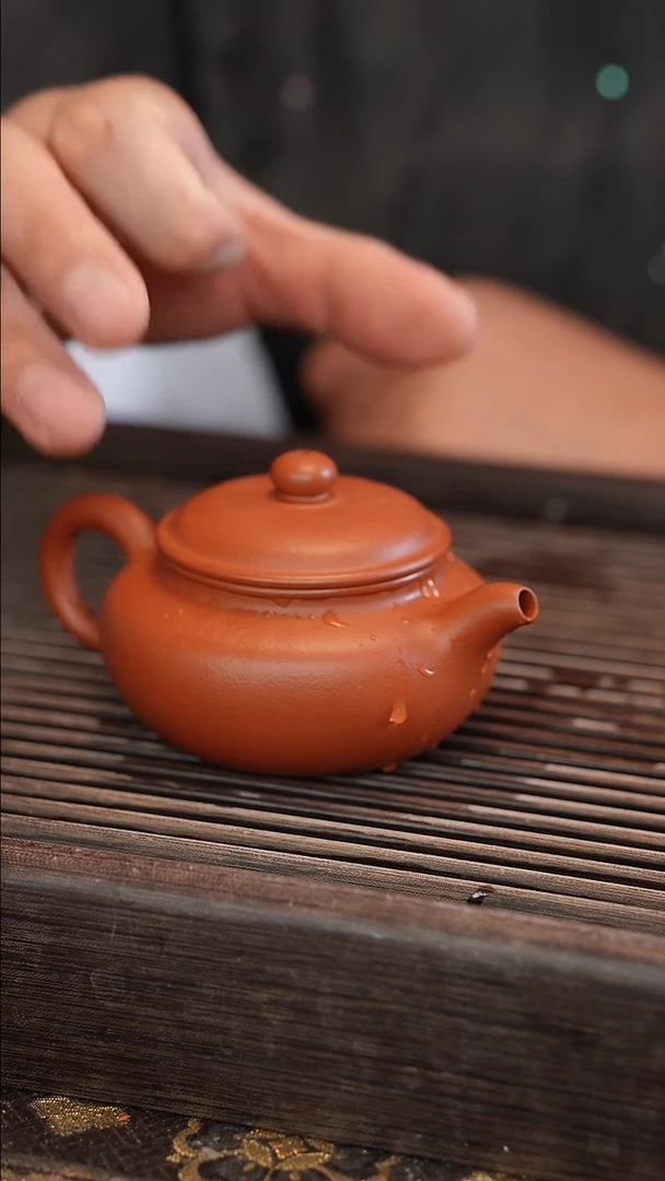 茶壶紫砂全手 仿古 170cc